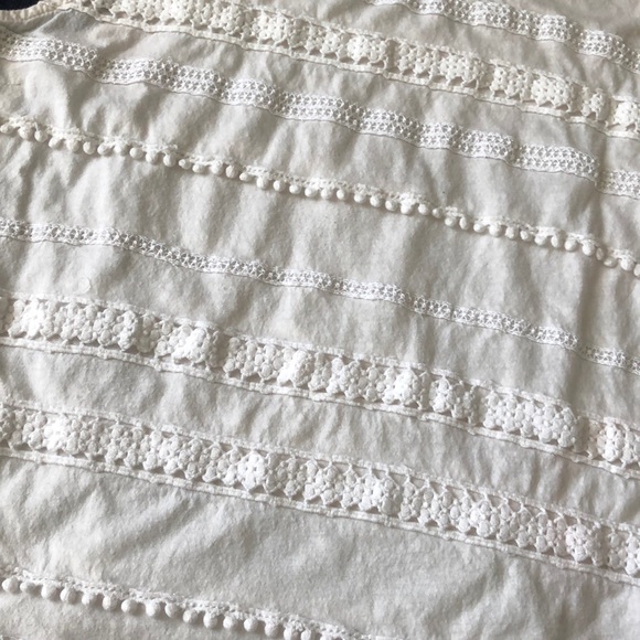 4/$25! J.Crew Lace Striped Tank - Picture 2 of 3